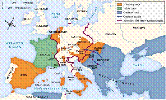 hapsburg-valois-ottoman wars 1494-1559